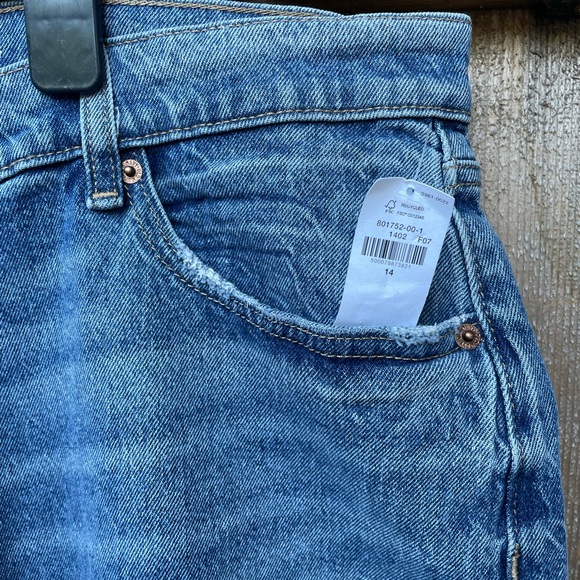 OLD NAVY Jeans High Rise Button-Fly Slouchy Straight Denim - Picture 4 of 10